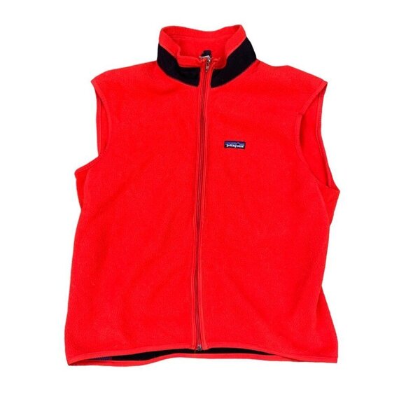VINTAGE Patagonia Fleece Vest Red XL - Picture 8 of 8